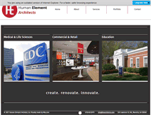 Tablet Screenshot of hearchitects.com